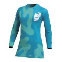 Thor - Thor Sector Disguise Womens Jersey - 2911-0262 - Teal/Aqua - X-Small - Image 1