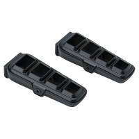 Kuryakyn - Kuryakyn Dillinger Footpegs without Male-Mount Ends - Satin Black - 6659 - Image 1