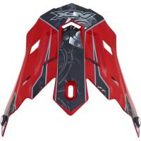AFX - AFX Peak for FX-17 Gear Helmets - Red - 0132-0817 - Image 1