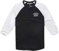 Alpinestars - Alpinestars Booted Premium Raglan T-Shirt - 12107100410202X - White/Black - 2XL - Image 1