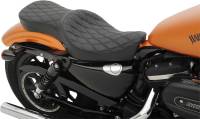 Drag Specialties - Drag Specialties Low Profile Double Bucket Seat - Double Diamond Stitch - 0804-0605 - Image 2