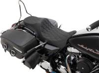 Drag Specialties - Drag Specialties Predator III 2-Up Seat - Double Diamond - 0801-1304 - Image 1