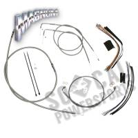 Magnum - Magnum Black Vinyl XR Handlebar Installation Kit with Black Fittings for 12-14in. Ape - 589431 - Image 1