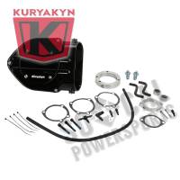 Kuryakyn - Kuryakyn Blood Groove Hypercharger - Black Body with Black Blood Groove Trap Door and Black Butterflies - 9874 - Image 1