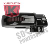 Kuryakyn - Kuryakyn Blood Groove Hypercharger - Black Body with Black Blood Groove Trap Door and Black Butterflies - 9874 - Image 2