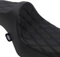 Drag Specialties - Drag Specialties Predator III Seat - Double Diamond - Black Thread - 0804-0732 - Image 2