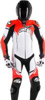 Alpinestars - Alpinestars GP Plus One-Piece Leather Suit V2 - 3150518-233-48 - White/Black/Red Fluo - 38 - Image 2