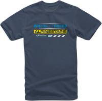Alpinestars - Alpinestars World Tour T-Shirt - 12107200470XL - Navy - X-Large - Image 1
