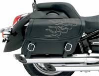 Saddlemen - Saddlemen Highway Tattoo Saddlebag - Silver - 13in.L x 6in.W x 9 1/2in.H - X021-05-0403 - Image 1