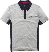 Alpinestars - Alpinestars Championship Polo Shirt - 1210415001171M - Gray Heather/Navy - Medium - Image 1