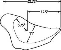 Drag Specialties - Drag Specialties EZ Mount Front Solo Seat - Smooth - 0802-0804 - Image 4