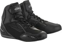 Alpinestars - Alpinestars Stella Faster-3 Drystar Womens Riding Shoes - 2540919-119-8 - Black/Silver - 8 - Image 1