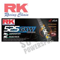 RK - RK 525 GXW BC XW-Ring Chain - 120 Links - Black/Chrome - BC525GXW-120 - Image 2