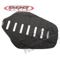 SDG - SDG 6-Rib Gripper Seat Cover - Black Cover/White Ribs - 95956WK - Image 2