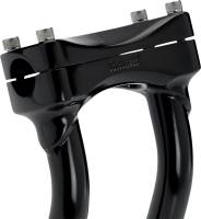 Biltwell Inc. - Biltwell Inc. O/S Murdock Riser - 8in. - Black - 6414-201-08 - Image 5