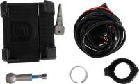 Ciro - Ciro Smartphone Holder w/ Charger Handlebar Mount - 7/8in. and 1in. - Black - 50213 - Image 1