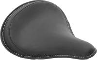 Drag Specialties - Drag Specialties Large Spring Solo Seat - Black Solar-Reflective Leather with Perimeter Stitched - 0806-0048 - Image 1