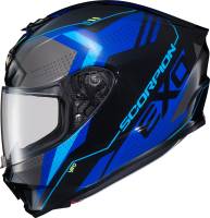 Scorpion - Scorpion EXO-R420 Seismic Helmet - 42-1453 - Blue - Small - Image 1