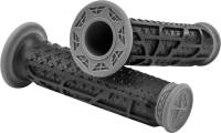 Fly Racing - Fly Racing Pilot II ATV/PWC Grips - Black/Gray - 18180011A - Image 1