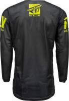Fly Racing - Fly Racing 2019.5 Kinetic Mesh Shield Jersey - 373-313L - Gray/Hi-Viz - Large - Image 2