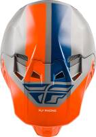 Fly Racing - Fly Racing Formula Origin Youth Helmet - 73-4408-3 - Gray/Orange/Blue - Large - Image 2