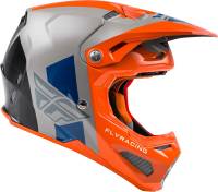 Fly Racing - Fly Racing Formula Origin Youth Helmet - 73-4408-3 - Gray/Orange/Blue - Large - Image 4