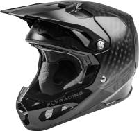 Fly Racing - Fly Racing Formula Origin Youth Helmet - 73-4400-3 - Black Carbon - Large - Image 1