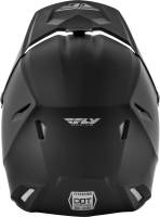 Fly Racing - Fly Racing Elite Solid Youth Helmet - 73-8610-1 - Matte Black - Small - Image 4