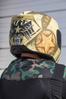 Fly Racing - Fly Racing Revolt FS Liberator Helmet - 73-8373-2 - Matte Brown/Orange - Small - Image 5