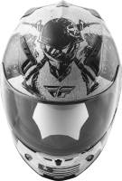 Fly Racing - Fly Racing Revolt FS Liberator Helmet - 73-8371-4 - Gloss White/Black - Large - Image 3