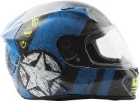 Fly Racing - Fly Racing Revolt FS Liberator Helmet - 73-8372-6 - Gloss Blue/Hi-Vis - 2XL - Image 4