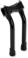 Biltwell Inc. - Biltwell Inc. Murdock Pullback Risers - 10in. - Black - MP-010-HD-BK - Image 1