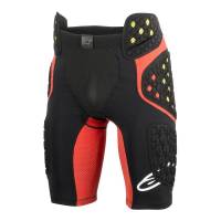 Alpinestars - Alpinestars Sequence Pro Shorts - 6507718-13-XXL - Black/Red - 2XL - Image 1