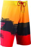 Fly Racing - Fly Racing Paint Slinger Board Shorts - 353-19428 - Red/Yellow - 28 - Image 2