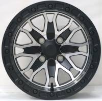Hiper Wheel - Hiper Wheel Raptor Wheel - 15x10 - 4+4 Offset - 4/110 - Machined/Black - 1510-YFSCM-55-SBL-C - Image 3