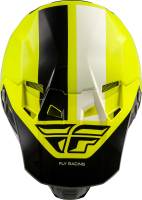Fly Racing - Fly Racing Formula Origin Youh Helmet - 73-4406-3 - Black/Hi-Vis - Large - Image 3