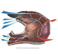 Fly Racing - Fly Racing F2 Carbon Pure Helmet - 73-4129L - Pink/White/Black - Large - Image 7