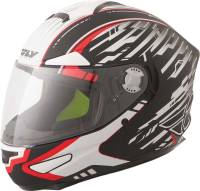 Fly Racing - Fly Racing Luxx Shock Helmet - F73-8311X FTC-1 - Matte/Black/White/Red - X-Large - Image 1