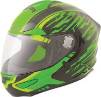 Fly Racing - Fly Racing Luxx Shock Helmet - F73-8315L TC-3 - Black/Green - Large - Image 1