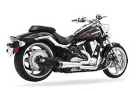 Freedom Performance - Freedom Performance 2-Into-1 Exhaust System - Chrome Muffler - Chrome Tip - MK00014 - Image 2