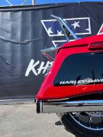 Khrome Werks - Khrome Werks 4.50in. HP-Plus Slip-Ons - Chrome with Black Tracer Tip Billet End Caps - 202735 - Image 3