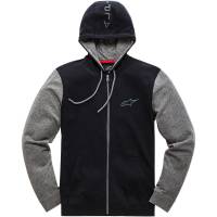 Alpinestars - Alpinestars Mach 1 Fleece Zip-Front Hoody - 1038-53050-10-2XL - Black - 2XL - Image 1
