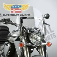 National Cycle - National Cycle SwitchBlade Shorty Windshield - Clear - N21713 - Image 1
