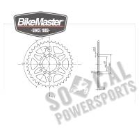 BikeMaster - BikeMaster Steel Rear Sprocket - 39T - 965246 - Image 2