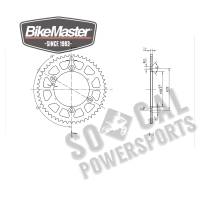 BikeMaster - BikeMaster Steel Rear Sprocket - 51T - 965050 - Image 2