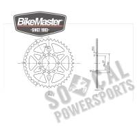 BikeMaster - BikeMaster Steel Rear Sprocket - 42T - 965248 - Image 2