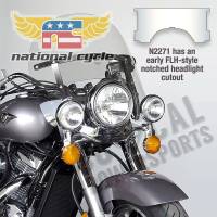 National Cycle - National Cycle Chopped Heavy Duty Windshield - N2271 - Image 1