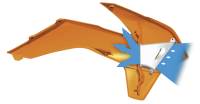 Cycra - Cycra Powerflow Radiator Shroud - Orange - 1CYC-1899-22 - Image 2