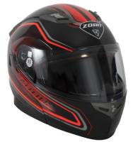 Zoan - Zoan Flux 4.1 Commander Graphics Helmet - 137-163 - Orange - X-Small - Image 1