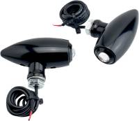 Joker Machine - Joker Machine Astro LED Center Mount Marker Lights - Black - Amber LED - 05-52AB - Image 1